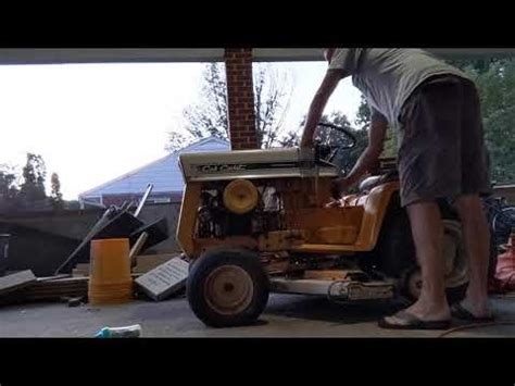 Should you hear a deep, percussive sound from your mower, this probably means that you have debris under your deck. . Cub cadet whining noise when starting